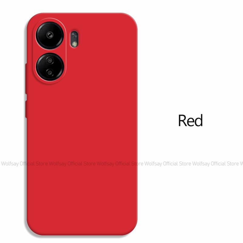 For Xiaomi Redmi 13C Case Xiaomi Redmi 15C 14C 13C 12C 10C Cover Cases Shockproof Liquid Silicone Phone Cover Xiaomi Redmi 13C