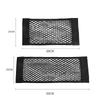 Car Seat Back Organizer Trunk Net Mesh Pocket Elastic String Net Magic Sticker Universal Portable Storage Bag Car Accessories