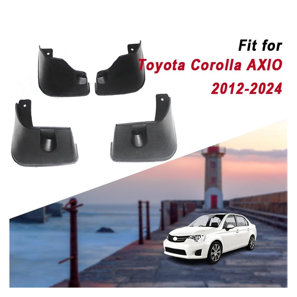 TaylorMade Mud Flaps Fits Toyota Corolla Axio 2007-2024 Fender Guards - Sturdy and Easy Installation (2007-2011)