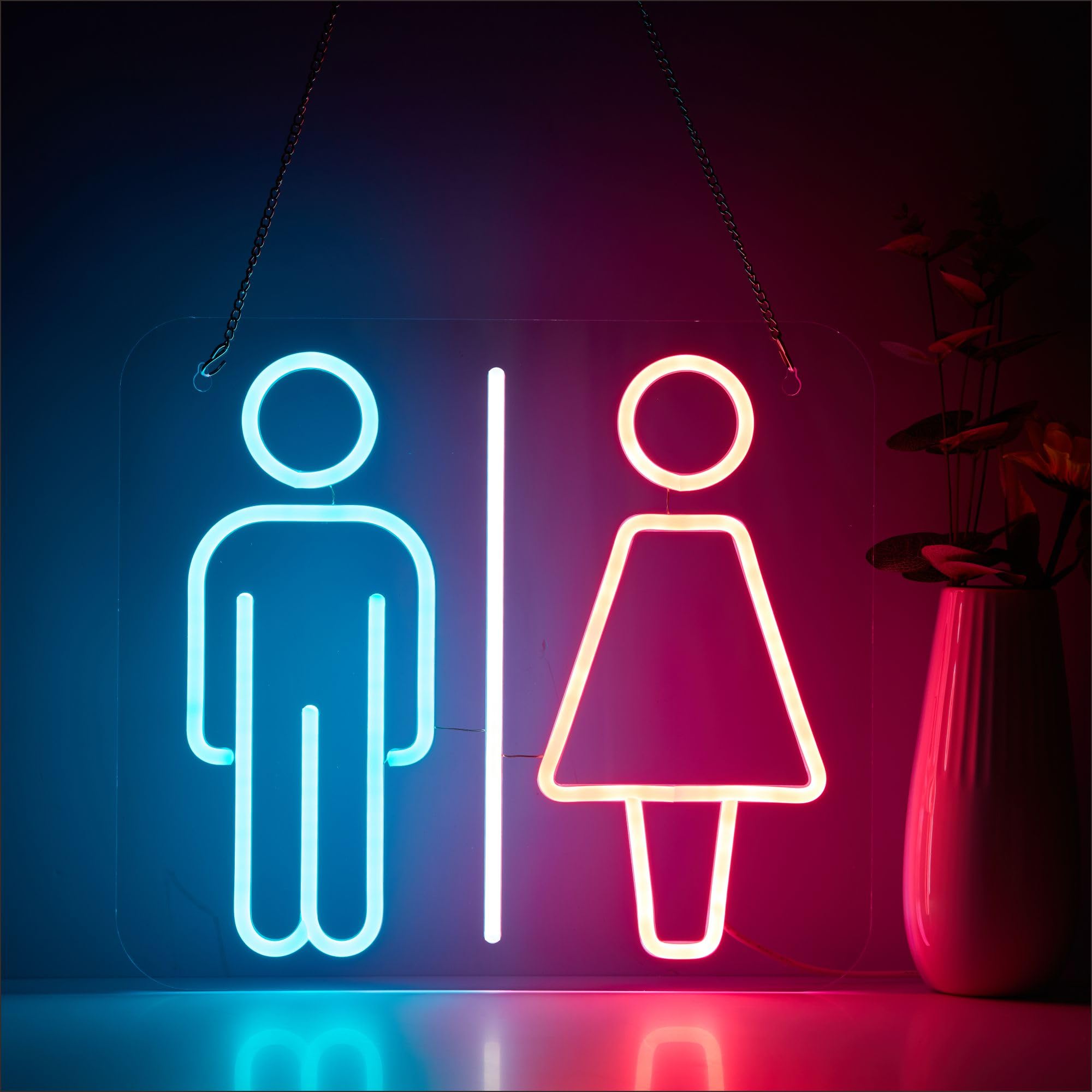 

Restroom Neon Sign Toilet LED Business Signs Lights for Hotels Hospitals Bar Party Pub Decoration and Shop Decoration Gift