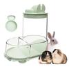 Large Capacity Pet Feeding Bowl Plastic Pet Food Water Dispenser  for Small Animals