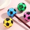 Süßer Cartoon-Fußball-Bleistiftspitzer - Buntes Einloch-Design