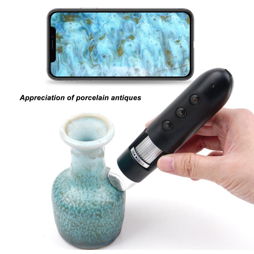 Skin Scalp Detector 800X Magnification Clear Images WiFi Connection Hair Follicle Health Analyser