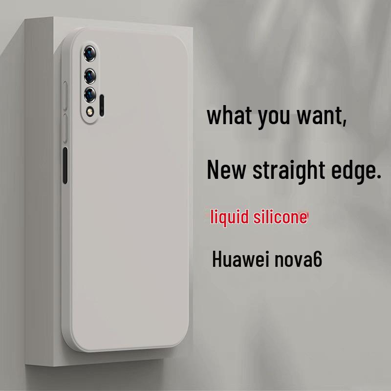Compatible Huawei Nova 6 5G Silicone Case (WLZ-AN00)