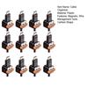 6/12Pcs Cartoon Magnetic Cable Organizer Clip Self-adhesive Home Office Desk Phone Charging Data Cord Holder Keeper Power Wire Management Clamp