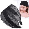 Non Slip Wide Lace Hair Band Hollow Elastic Mesh Hair Hoop Comfortable for Women Home Travel Hair Styling