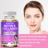 Biotin Kollagen Nahrungsergänzungsmittel, Mit L-Glutathion, 120 Weichkapseln Pro Flasche