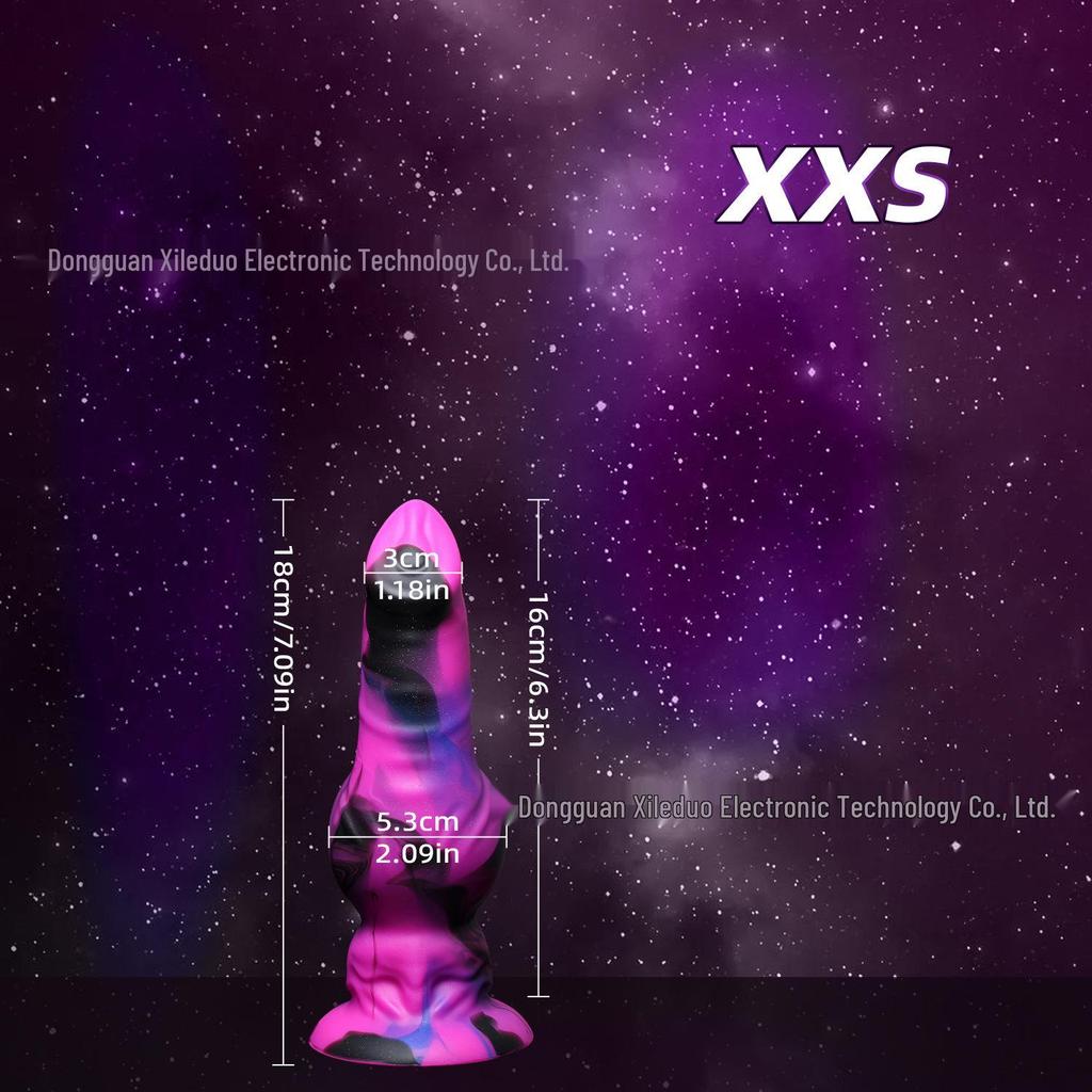 Alien-Themed Silicone Dildo: Soft, Large, Female Masturbator