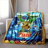 1Pc Legend Zelda Hero'S Journey Blanket Soft And Comfortable Casual Warm Camping Travel Christmas Halloween Xmas Gift M92492