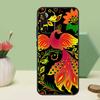 Khokhloma Russian Pattern Flower For Samsung Galaxy A16 A55 A35 A15 A32 A12 A22 A52 A54 A34 A14 A56 A36 A26 A13 A53 A06 Case