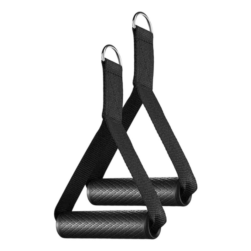1 Pair Pull Up Resistance Bands Handles Nonslip Grip Handle Attachments for Pull Up Bar, Barbells and Resistance Bands