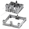 MOOXI MOC Medieval Military Castle Bricks Gate Wall Catapult Ship Building Blocks Set Assembly Toys For Children Adults DIY Gift