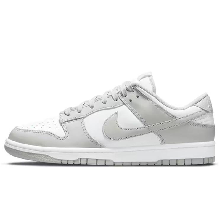 Nike Dunk Abrasion Resistant Abrasion Resistant Low Top Skateboard Shoes Women's Silver Gray DD1391-103(Team1225-)