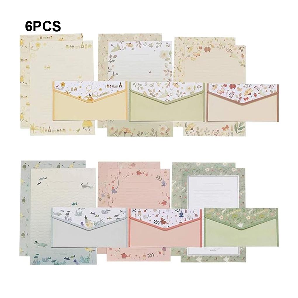 6set Envelopes For Personal And Business Correspondence Letter Envelop Writing Set Letter Paper