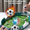 Competitive Tabletop Soccer Toys Ejection Type Mini Table Football Toys  Children