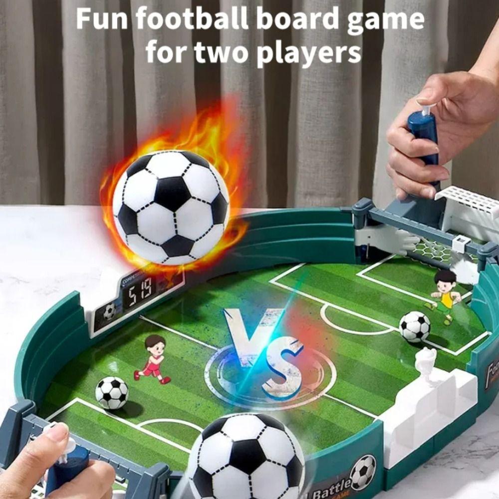 Competitive Tabletop Soccer Toys Ejection Type Mini Table Football Toys Children