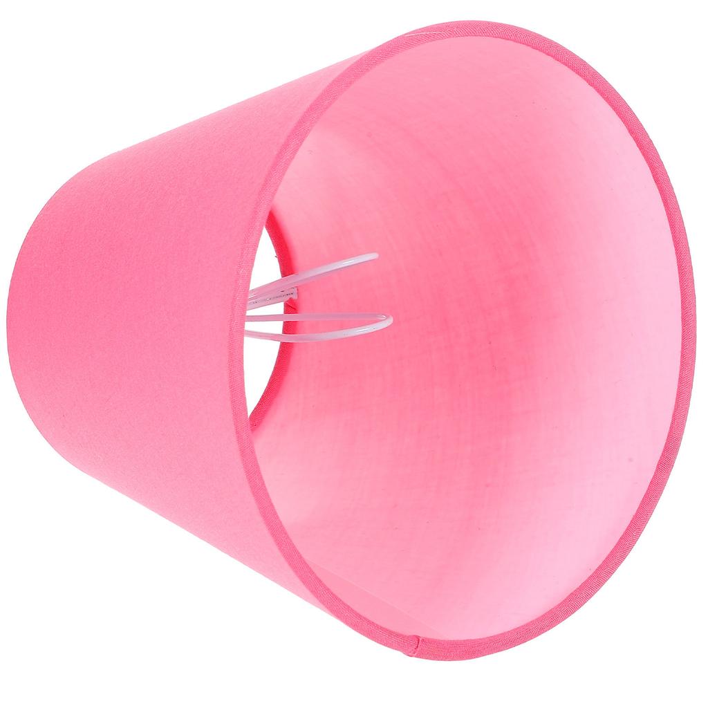 Clip-on Fabric Tabletop Lamp Shade Soft Comfortable Lampshade Cover for Desk Lamp Light Cover Household Lighting Replacement
