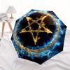 Electric Pentagram Glow-in-the-Dark Sticker Umbrella, Christmas Gift Y352