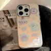 Gilded Cartoon Dessert Puppy Suitable for Iphone15 Mobile Phone Case 16Promax Electroplating Laser Hard Creativity