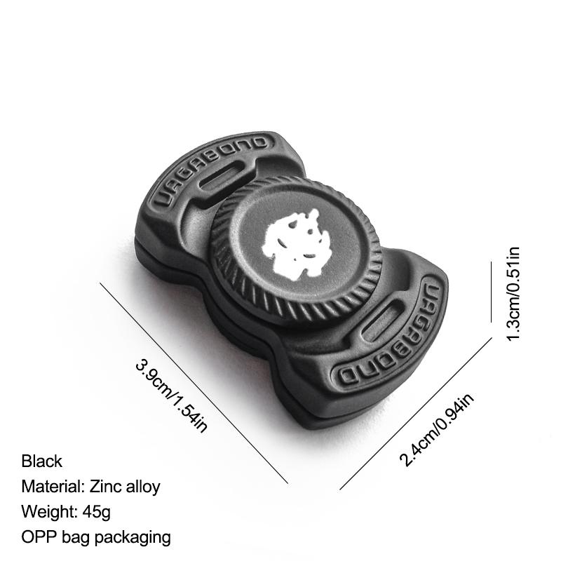 1PC Fun 3-In-1 Game Edc Fidget Toy Personalized Skeleton Ghost Fidget Spinner Alloy Fidget Slider Stress Release Toy Adhd Toys