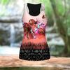 3D Large Blooms Print Women Workout Yoga Gym Printed Summer Sport Shirts Plus Size Vests