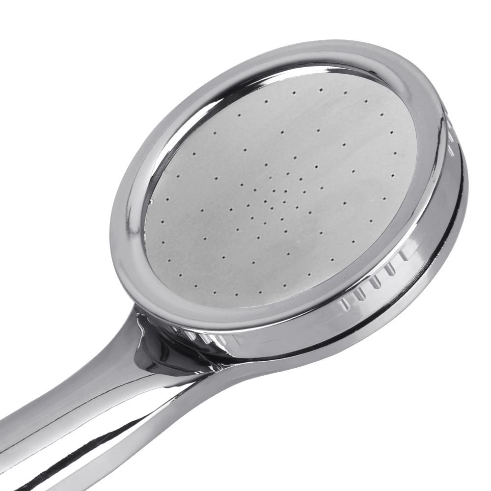 Pressurized Nozzle Shower Head Rainfall Chrome Bath Shower Head 1pc High Pressure Water Saving Spray Nozzle