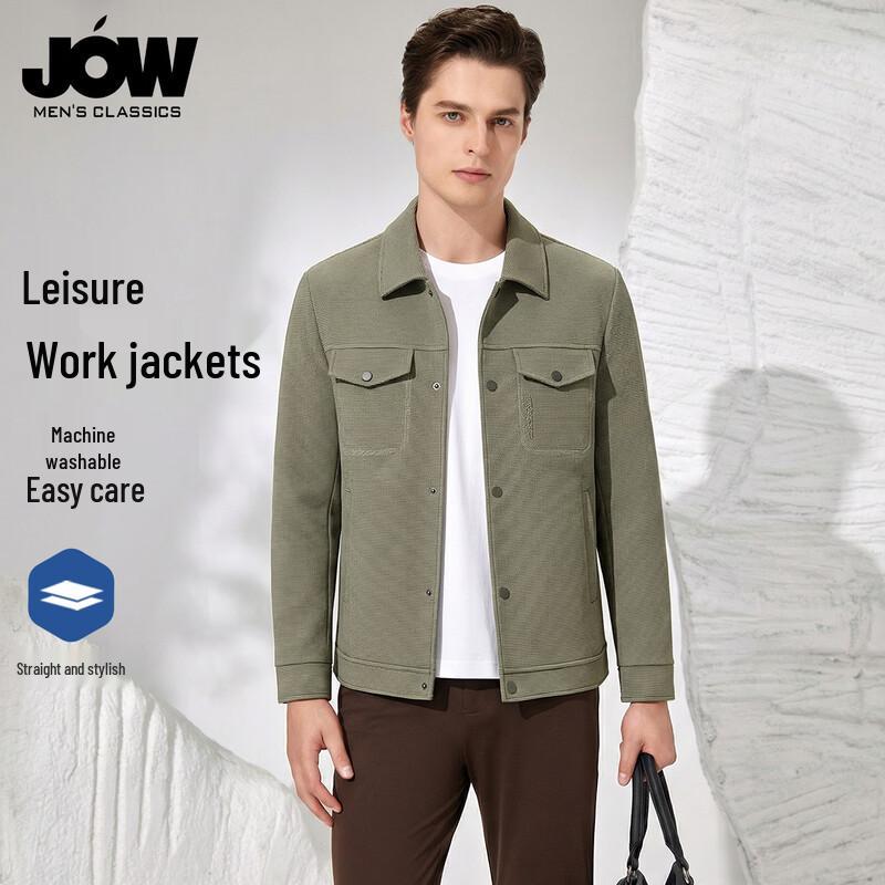 JOW Men s Casual Lapel Jacket XL