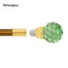 Green Glass Ball Golden Walking Cane Fashion Luxury Stick Cane Stage Cane Decorative  Cosplay and Parties, for Cosplay & Party