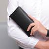 Septwolves Men's Genuine Leather Zipper Wallet