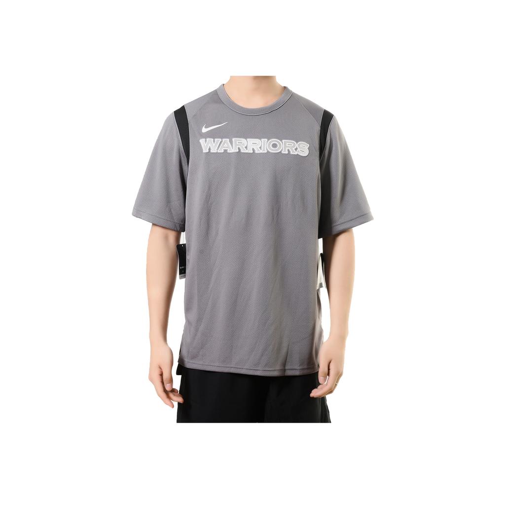 Nike Golden State Warriors Sports Short Sleeve T-Shirt Men Tops Gray 920570-036