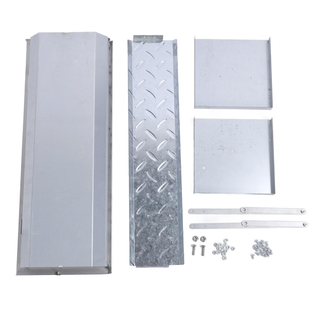 Automatischer Hühnerfutterspender Große Kapazität Robuste Edelstahl-Trittplatte Geflügelfutterspender für Stall