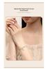 Tichiya Silver Butterfly Double-Layer S925 Sterling Jade Bracelet - Light Luxury Chinese Style Accessories for Women