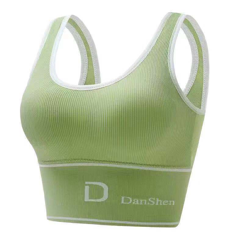 Bralette a Coste Senza Cuciture DunShen - Copertura Completa Senza Ferretto Taglie Forti
