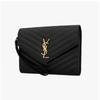 Saint Laurent Cassandra Monogram Matelassé Steppung Gold Clutch Tasche Bow01 1000
