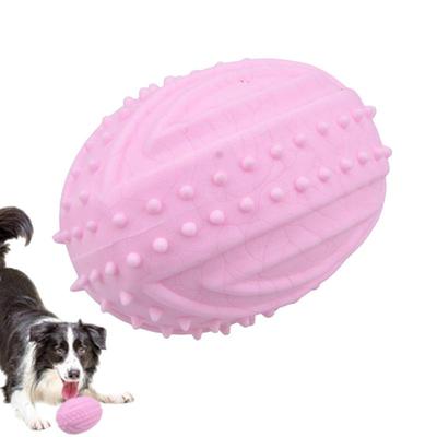 Brinquedos de Futebol Interativos Duráveis para Cães Brinquedos de Bola Macia Flutuantes Para Filhote Pet Limpeza de Dentes Resistência à Mordida Bola de Cão Brinquedo