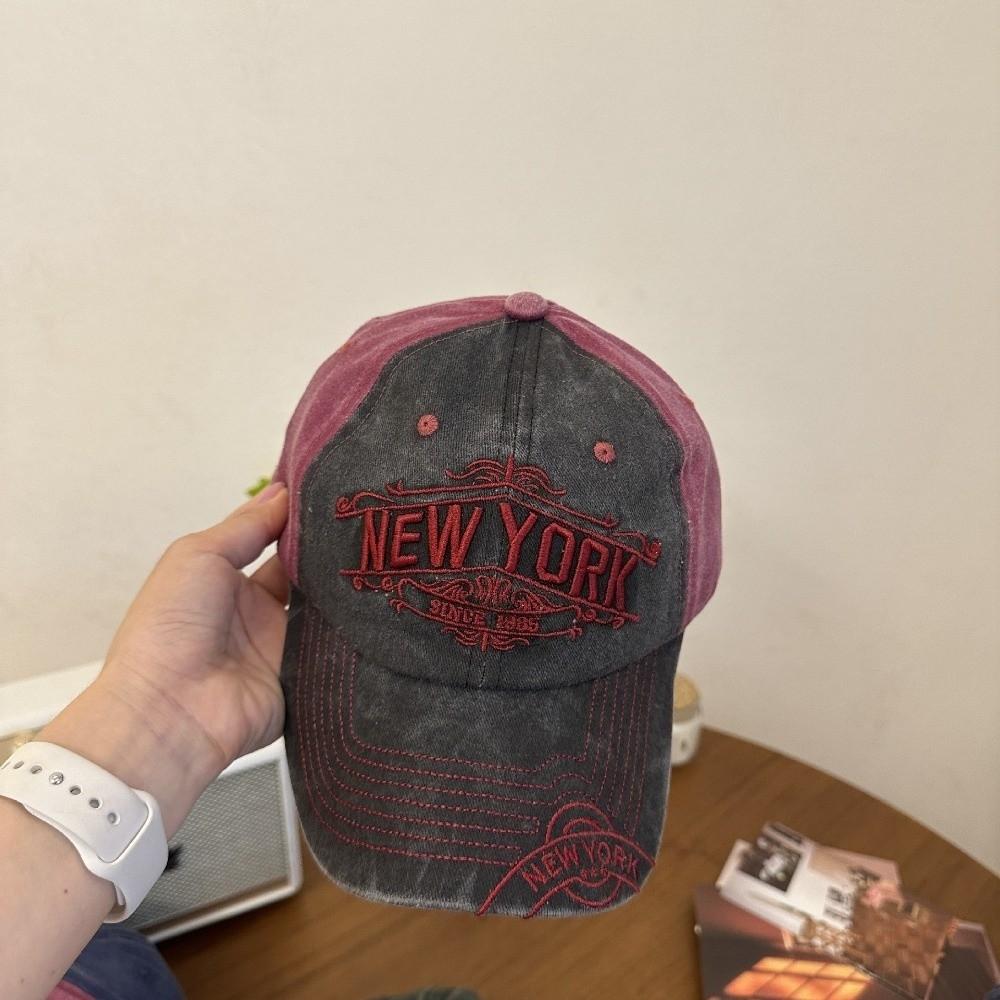 Hip-hop Western Streetwear Hat Adjustable Washed Denim Baseball Hats Vintage Sun Hat For Man Women