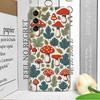 Cute Cartoon Frog Mushroom Phone Case for Samsung Galaxy S25 S24 S23 S22 Ultra S21 Plus S20 FE A55 Shockproof Clear Soft Covers