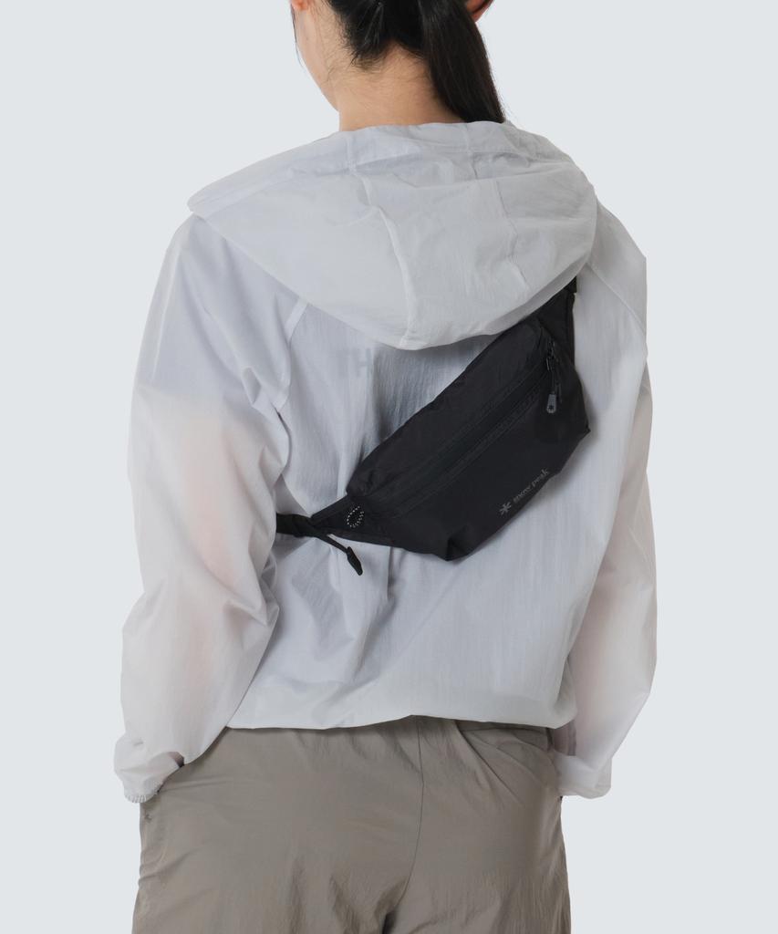 Snowpeak Apparel Cordura Lightweight Hip Pack 1L (S26Mutbg08) Black