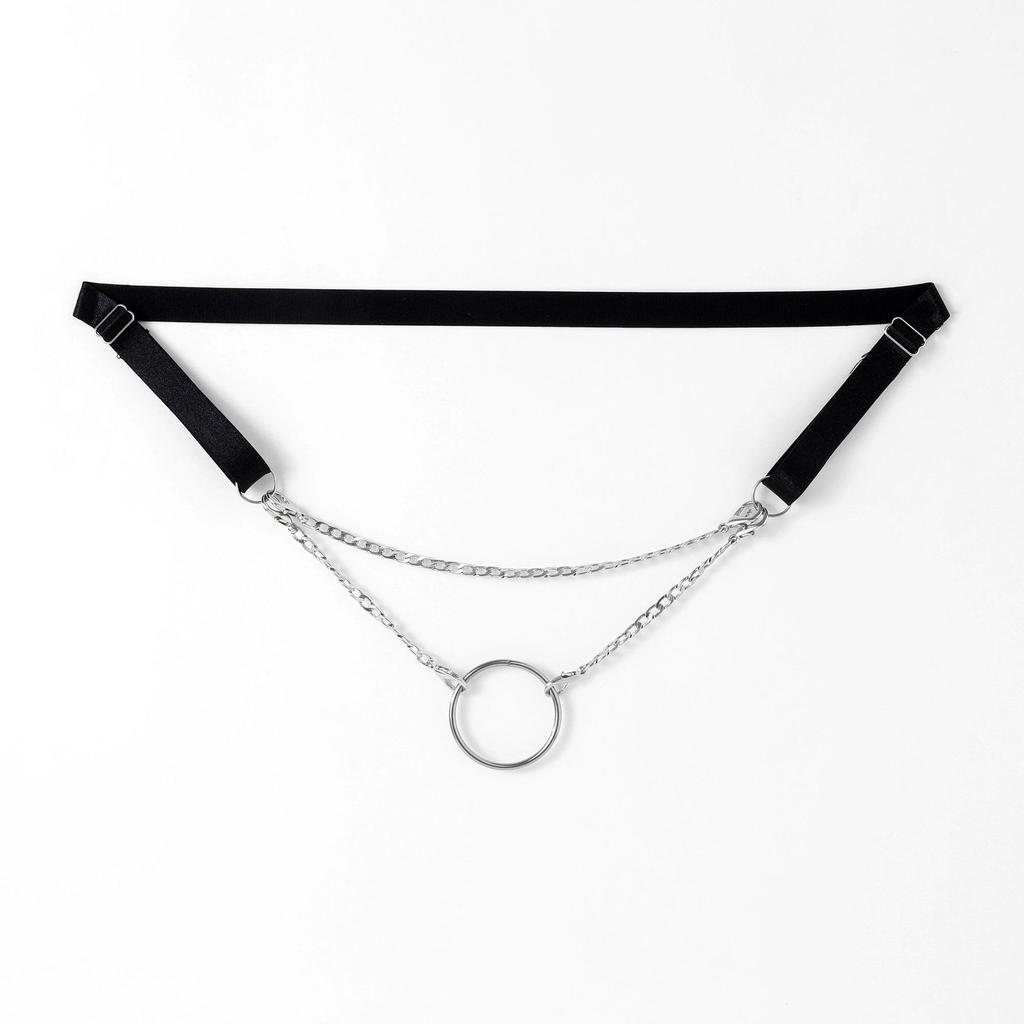 Intimo sex da uomo caldo, anello a catena taglia regolabile design traforato intimo sex da uomo
