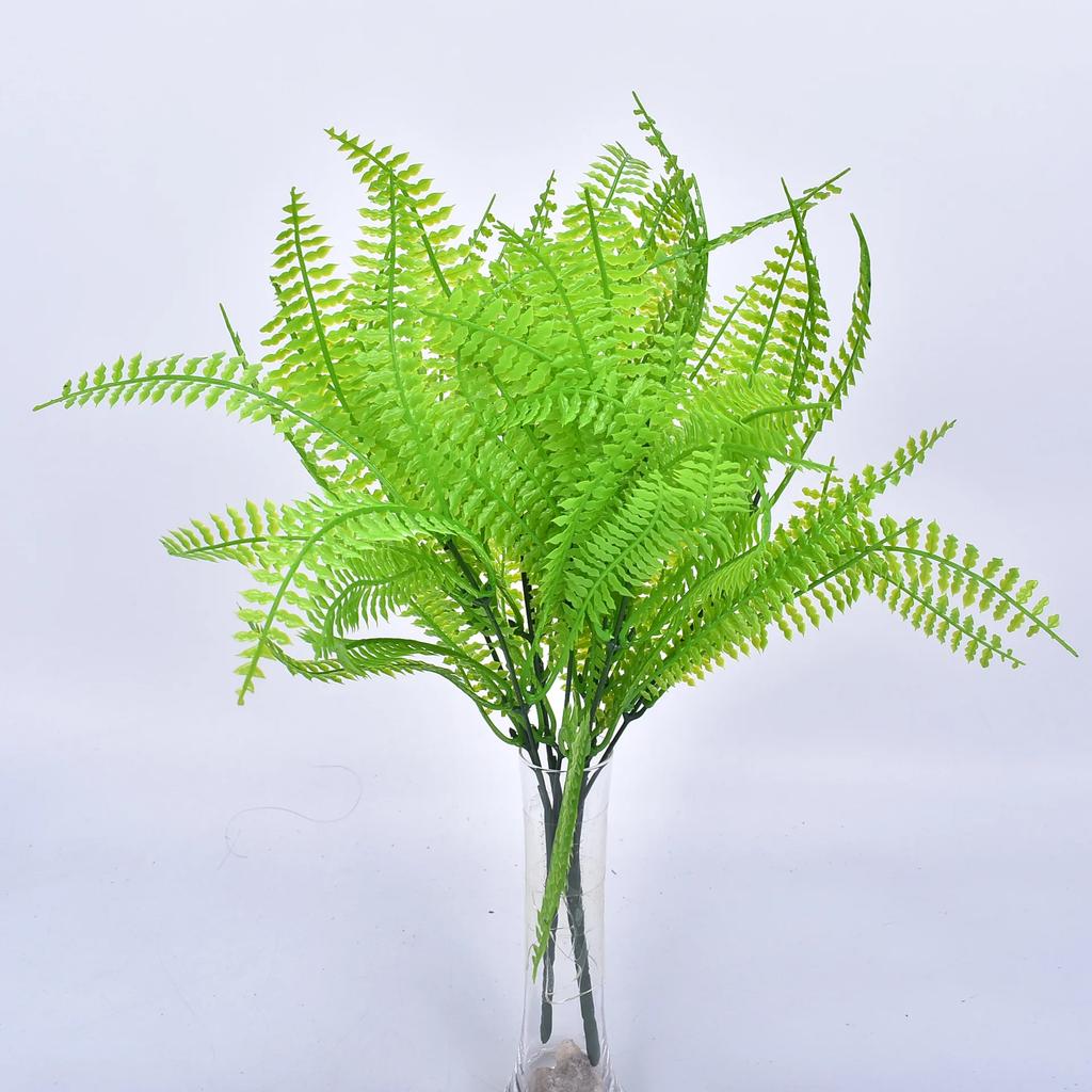 Pcs Artificial Boston Fern Plants Plastic Artificial Shrubs Greenery for House Outdoor Garden Office Decor Imitation Plants