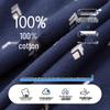 Yiershuang Men's 100% Combed Cotton Boxer Shorts