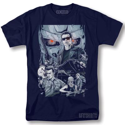 Terminator Shirt Grafik Film Klassiker Retro Vntg Grafikdesign T-Shirt
