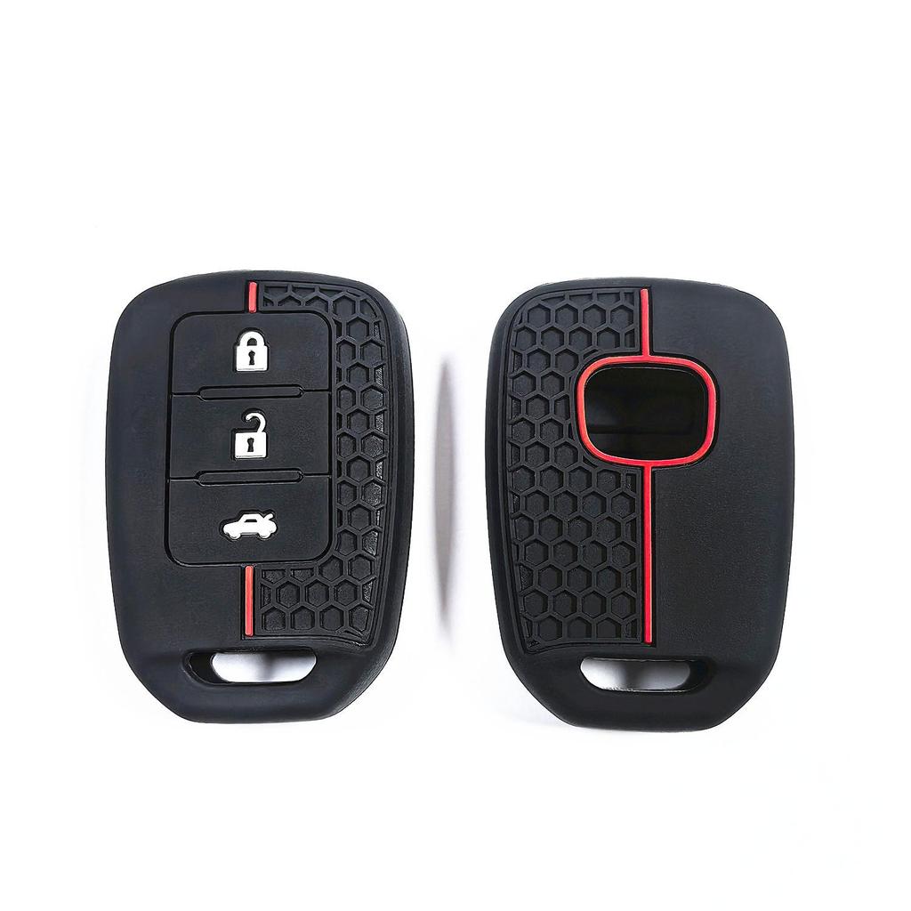 Silicone Key Cover for Honda CRV, Fit, XRV, and Civic - Compatible with Older Models