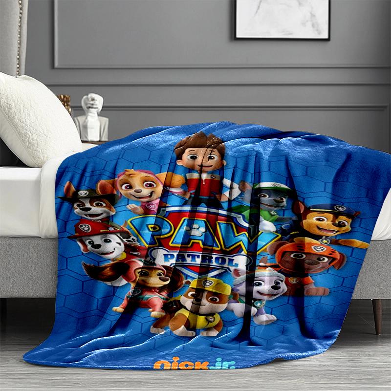 PAW Patrol Print Blanket - Soft & Comfortable, for Bedroom, Travel, Sofa, Home Decoration - Birthday Christmas Gift for Friend