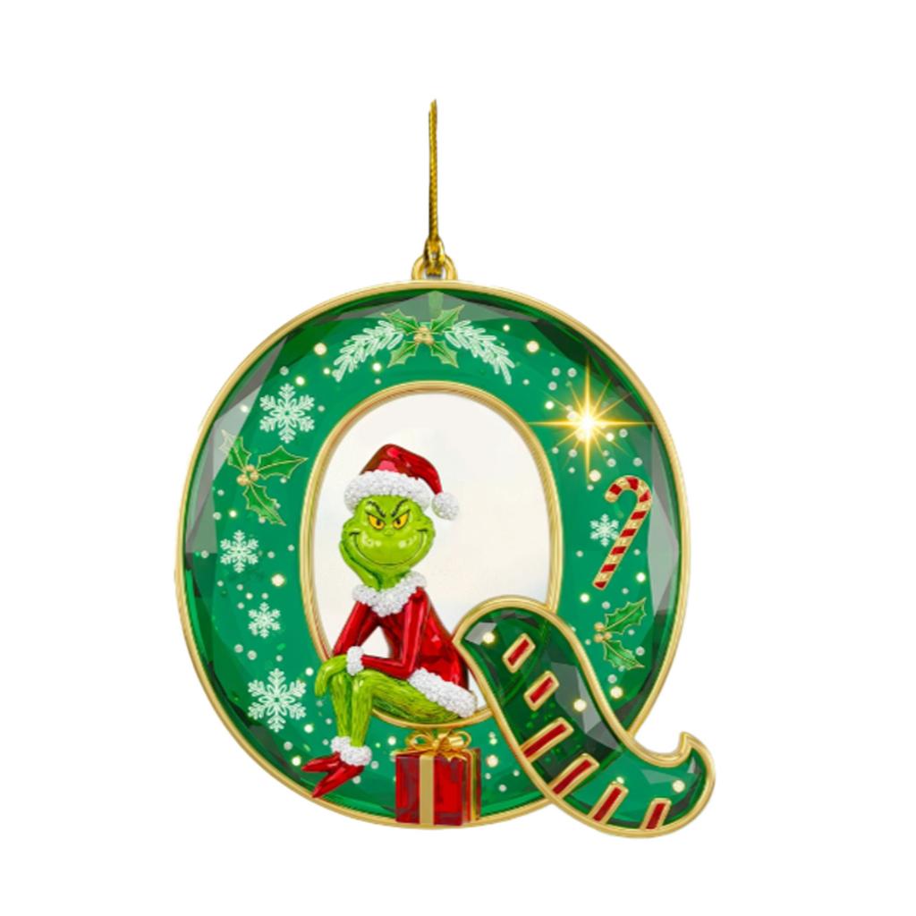 2D Christmas Decoration Pendant Christmas Tree Tag Theme Party Crafts Ornament