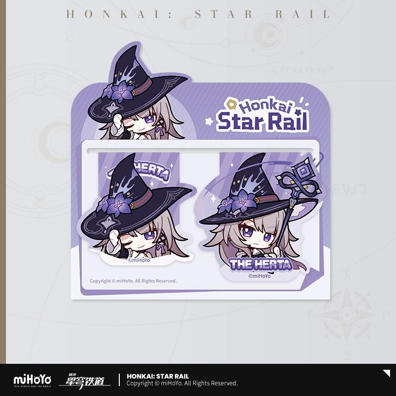 

Sunsyea Honkai Star Rail Official Merch miHoYo Original Authentic PMZLG Theme Series Soft Magnetic Bookmark Set Dan Heng