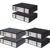 Bed Bottom Storage Bag With Transparent For Bedroom Closet Organization