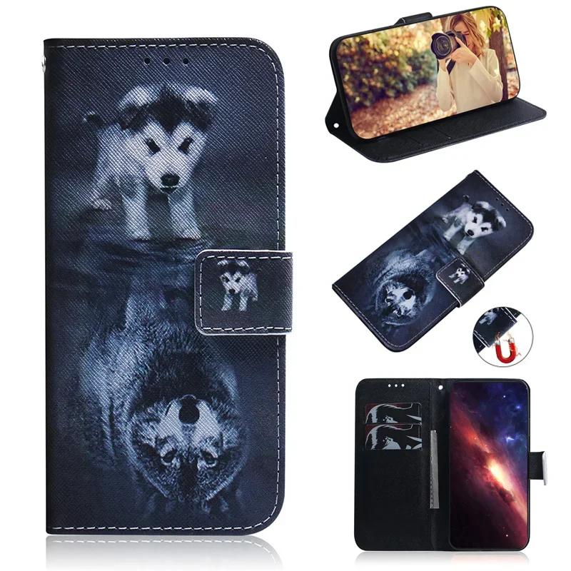 Painted Flip Leather Magnetic Case For Nokia 1.3 1.4 2.2 2.5 3.2 3.4 4.2 5.3 5.4 6.2 7.2 X10 X20 X30 XR20 XR21 Phone Cover
