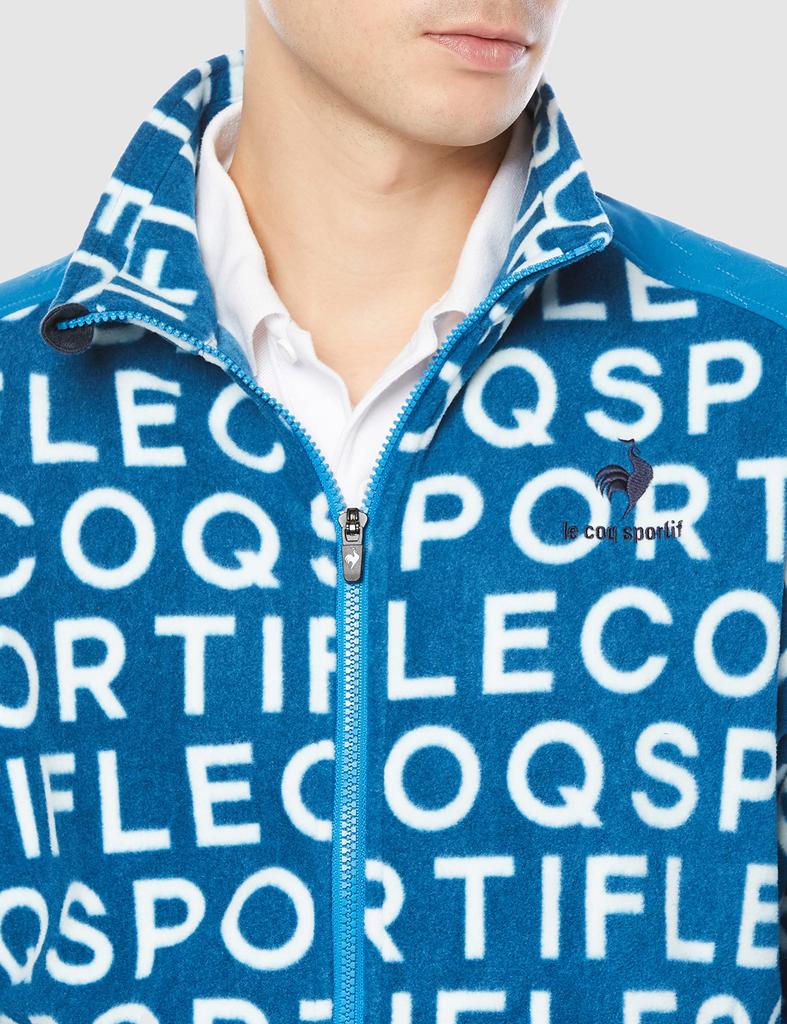 Le Coq Sportif Golf Heat Navi Warm Boa Jacket with Cut and Sewn Size L Size L [2022 Fall/Winter Model] Men's Finish, Blue, (BL00), Men's