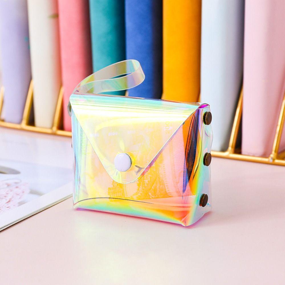 Multifunctional Pocket Wallet Transparent Credit Card Holder Portable Storage Bag  Men&Women